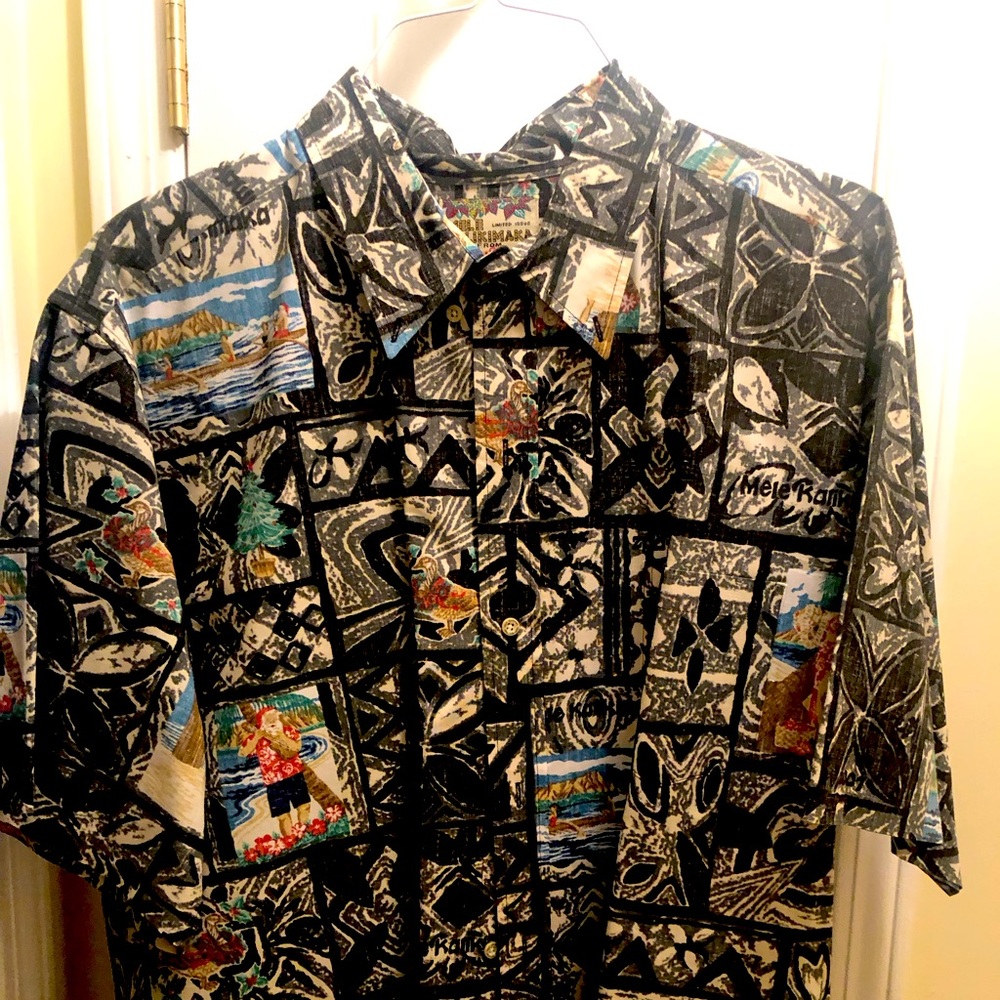Vintage 2007 Reyn Spooner Christmas Shirt